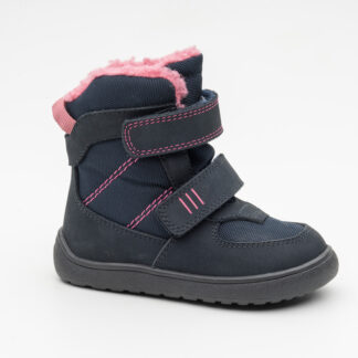 Protetika Lora Navy - zimná dievčenská barefoot obuv