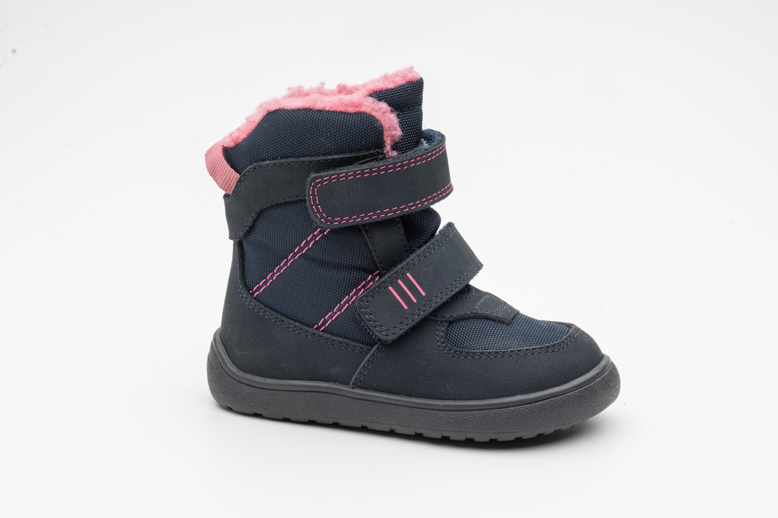 Protetika Lora Navy - zimná dievčenská barefoot obuv